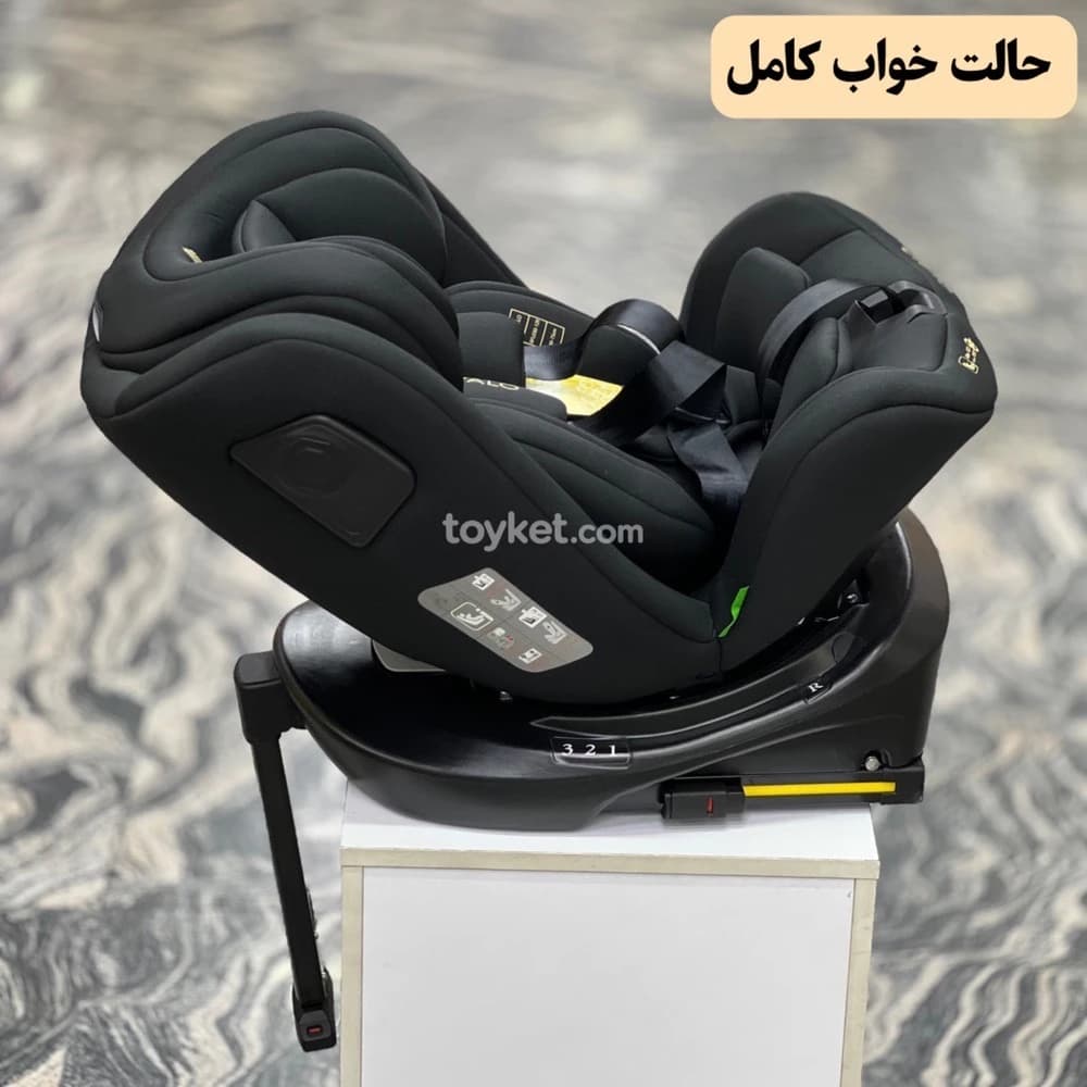 صندلی ماشین ۳۶۰ درجه کاوالو Cavalo مدل جک دار — تصویر ۹