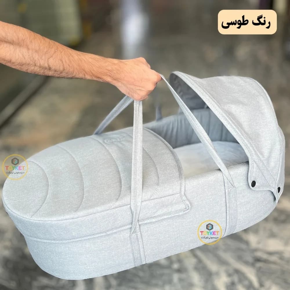ساک حمل نوزاد با تشک آنتی رفلاکس و غلت‌ گیر — تصویر ۳