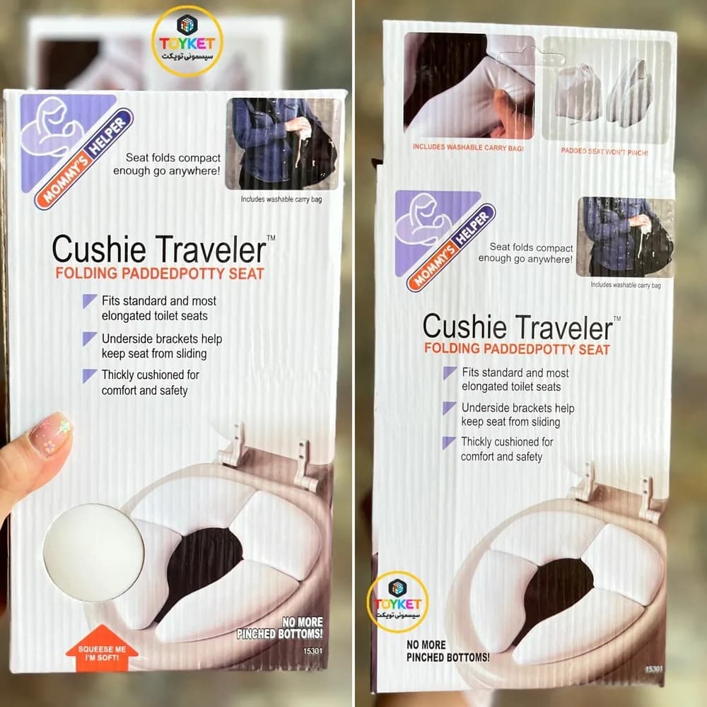 تبدیل توالت فرنگی تاشو کودک Cushie Traveler — تصویر ۷