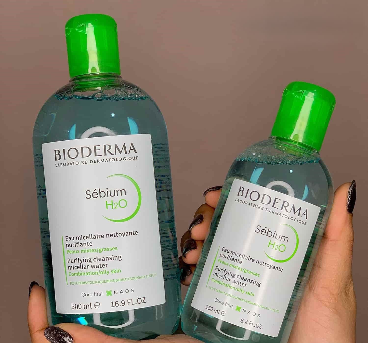 میسلار واتر سبز بایودرما | Bioderma Sebium H2O Micellar Water — تصویر ۶