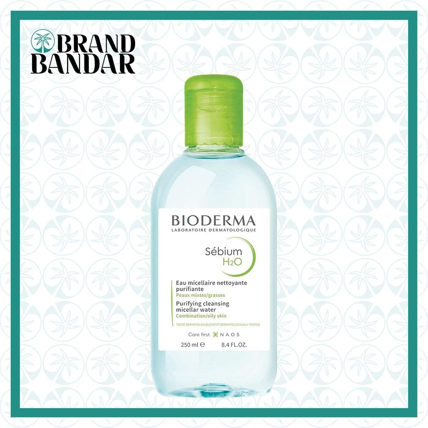 میسلار واتر سبز بایودرما | Bioderma Sebium H2O Micellar Water — تصویر ۷