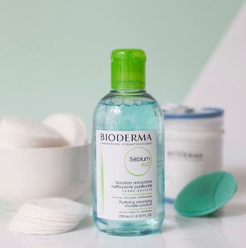 میسلار واتر سبز بایودرما | Bioderma Sebium H2O Micellar Water — تصویر ۸