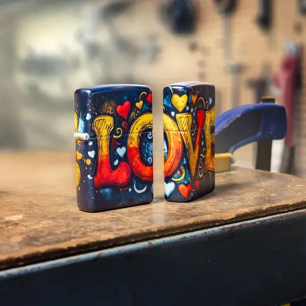 فندک زیپو مدل 46283 Love Mural Design — تصویر ۷