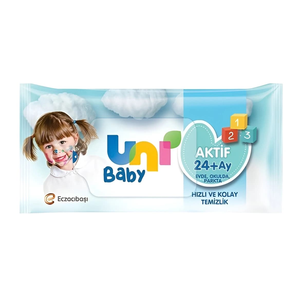 دستمال مرطوب یونی بیبی 3 عددی Uni Baby — تصویر ۲