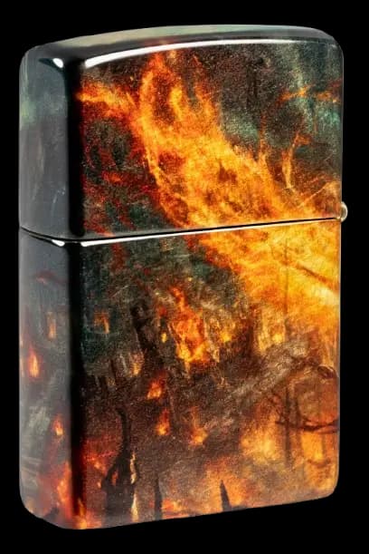 فندک زیپو مدل 46275 Fire Mage Design — تصویر ۴
