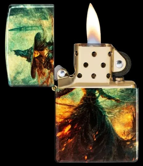 فندک زیپو مدل 46275 Fire Mage Design — تصویر ۳