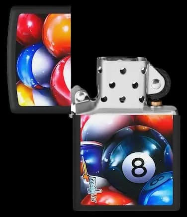 فندک زیپو مدل 218 MAZZI 8BALL — تصویر ۶