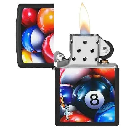 فندک زیپو مدل 218 MAZZI 8BALL — تصویر ۸