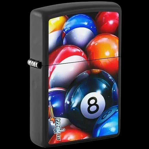 فندک زیپو مدل 218 MAZZI 8BALL