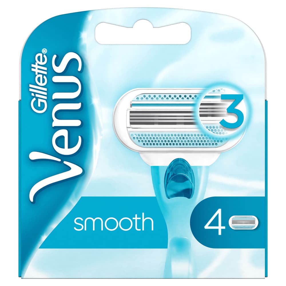 یدک ژیلت مدل ونوس smooth بسته بندی ۴ عددی
