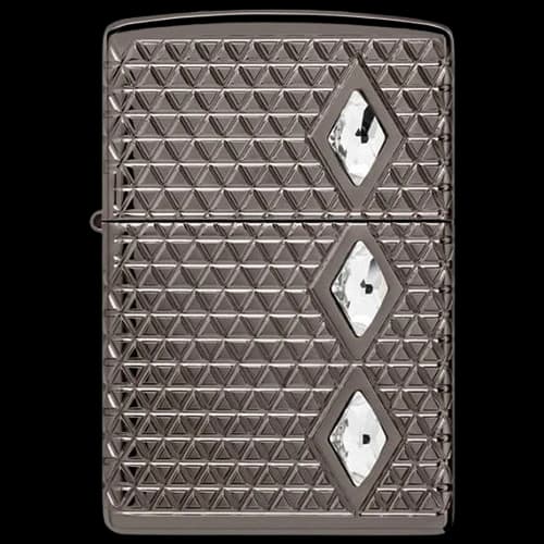 فندک زیپو مدل 46316 | PATTERN WITH CRYSTAL DESIGN