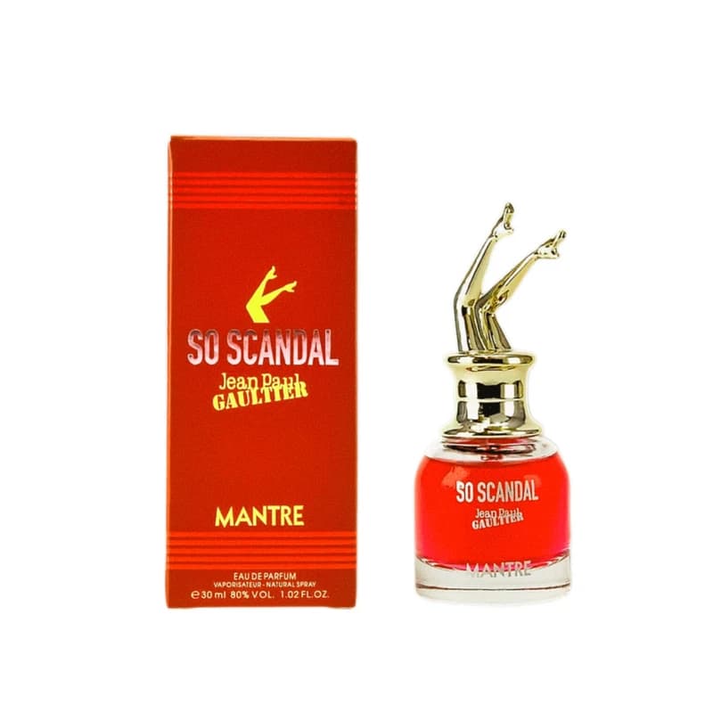 عطر زنانه جیبی مانتره مدل اسکندل سو SO SCANDAL حجم 30 میلی‌لیتر
