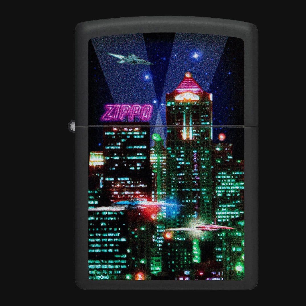 فندک زیپو مدل 48506 Cyber City — تصویر ۲