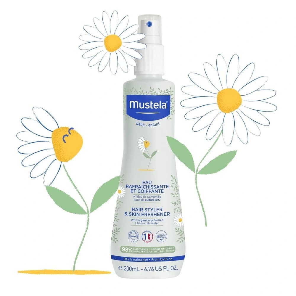 اسپری گره باز کن و حالت‌ دهنده مو کودک ماستلا Mustela — تصویر ۴