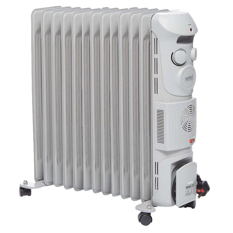 شوفاژ برقی سانفورد مدل sf1212oh 13 پره فن دار