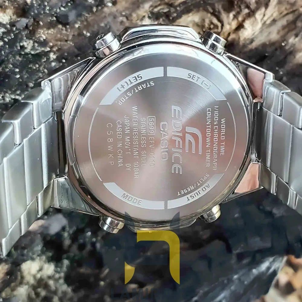 ساعت مردانه کاسیو ادیفایس کاسیو Edifice EFV-C110D-2AV با بند استیل — تصویر ۶