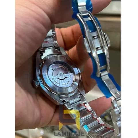ساعت مردانه امگا سیمستر امگا SEAMASTER Aqua Terra، صفحه سبز اتوماتیک استیل — تصویر ۵