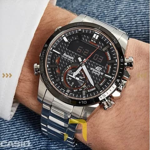 ساعت مردانه کاسیو ادیفایس کاسیو Edifice ECB-800DB-1ADR استیل رنگ ثابت — تصویر ۴