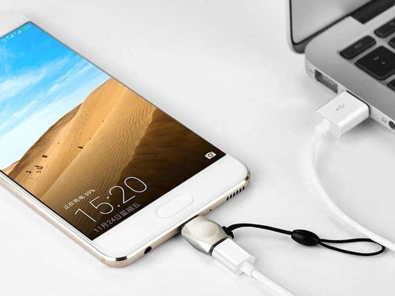 مبدل تایپ سی به میکرو USB برند hoco مدل <span style="font-family:Tahoma"> UA8 </span> — تصویر ۳