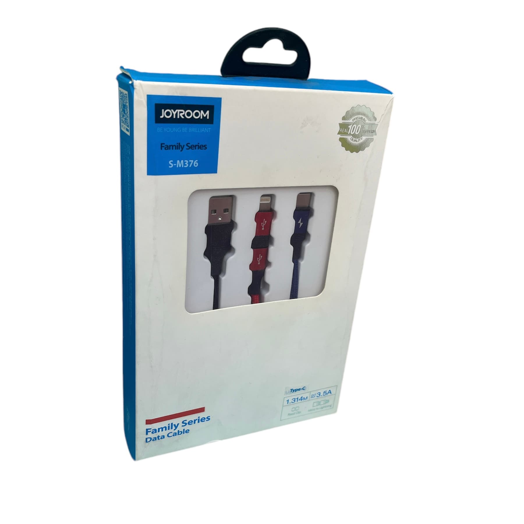 کابل شارژ و انتقال داده سه سر Lightning/Micro/Type-C برند JOYROOM مدل <span style="font-family:Tahoma"> S-M376 </span> — تصویر ۳