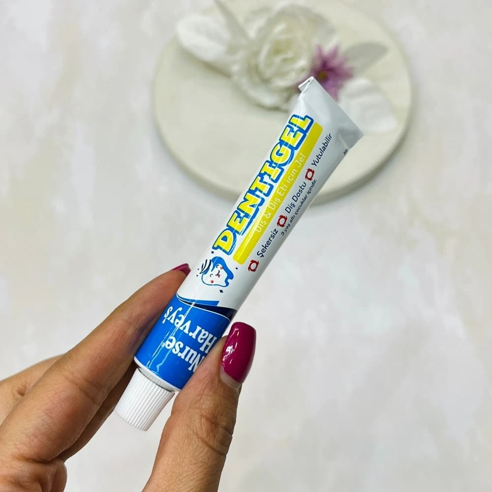 ژل تسکین‌ دهنده درد و خارش لثه کودک دنتی‌ ژل DENTIGEL — تصویر ۲