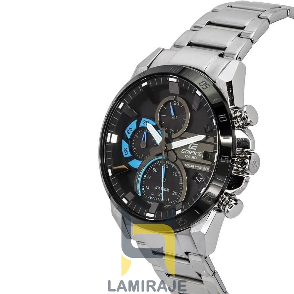 ساعت مردانه کاسیو ادیفایس کاسیو edifice EQS-940DB-1BVبا بند استیل نقره‌ای — تصویر ۱۰
