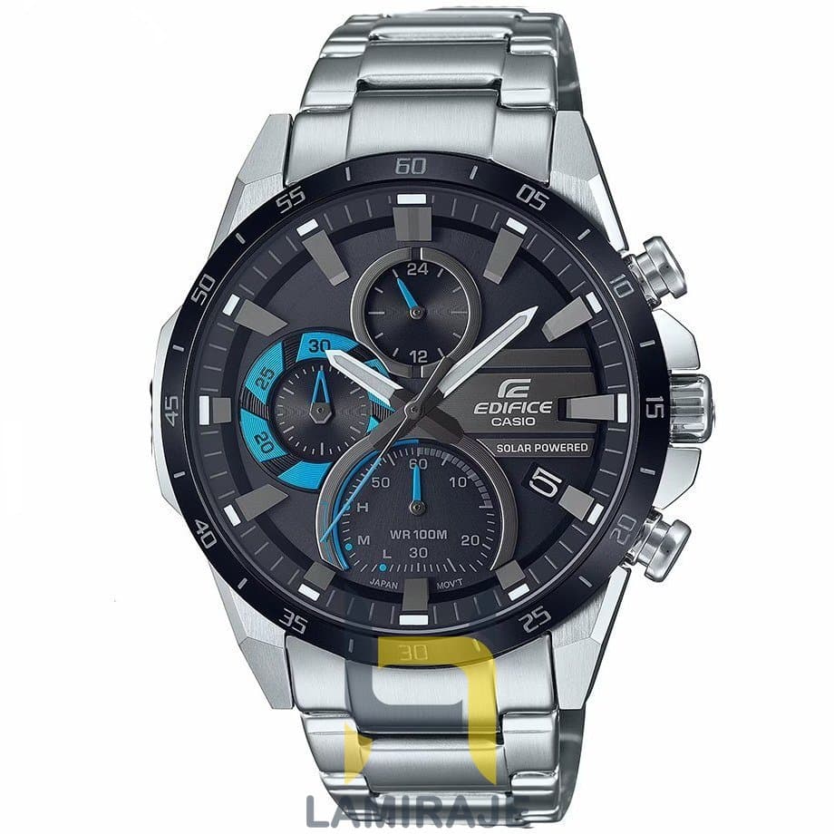 ساعت مردانه کاسیو ادیفایس کاسیو edifice EQS-940DB-1BVبا بند استیل نقره‌ای