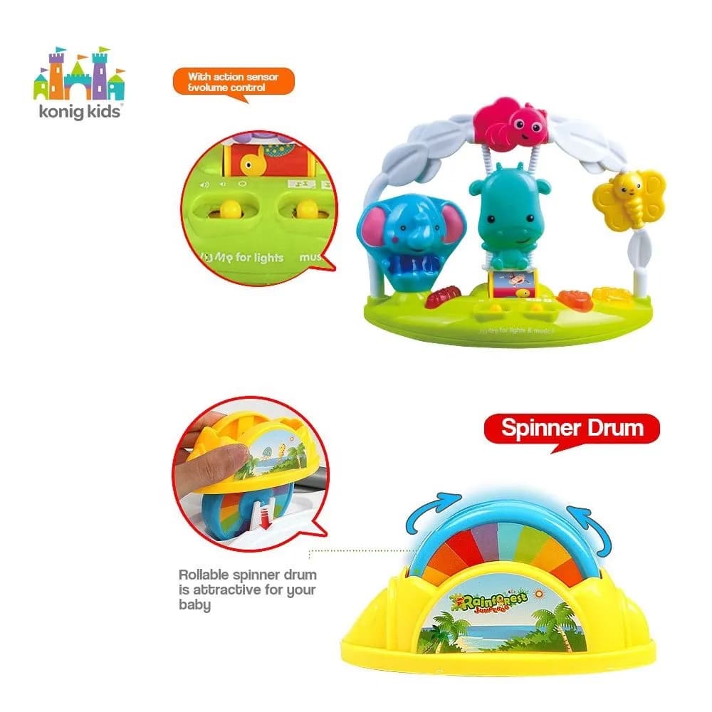 جامپر موزیکال کودک Konig Kids طرح جنگل — تصویر ۳
