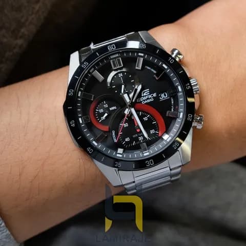 ساعت مردانه کاسیو ادیفایس کاسیو edifice EQS-920DB-1AV با بند فلزی سیلور — تصویر ۱۰