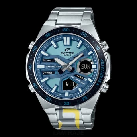 ساعت مردانه کاسیو ادیفایس کاسیو edifice EFV-C110D-2b با بند استیل و موتور ژاپنی — تصویر ۵