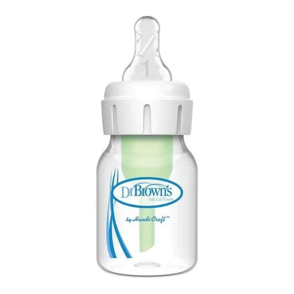 شیشه شیر طلقی ۶۰ میل باریک دکتر براونز Dr Brown’s با سرشیشه 1 — تصویر ۴