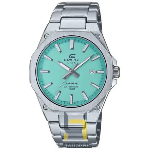 ساعت مردانه کاسیو ادیفایس کاسیو Edifice EFR-S108D-2BV با بند استیل رنگ آبی — تصویر ۹