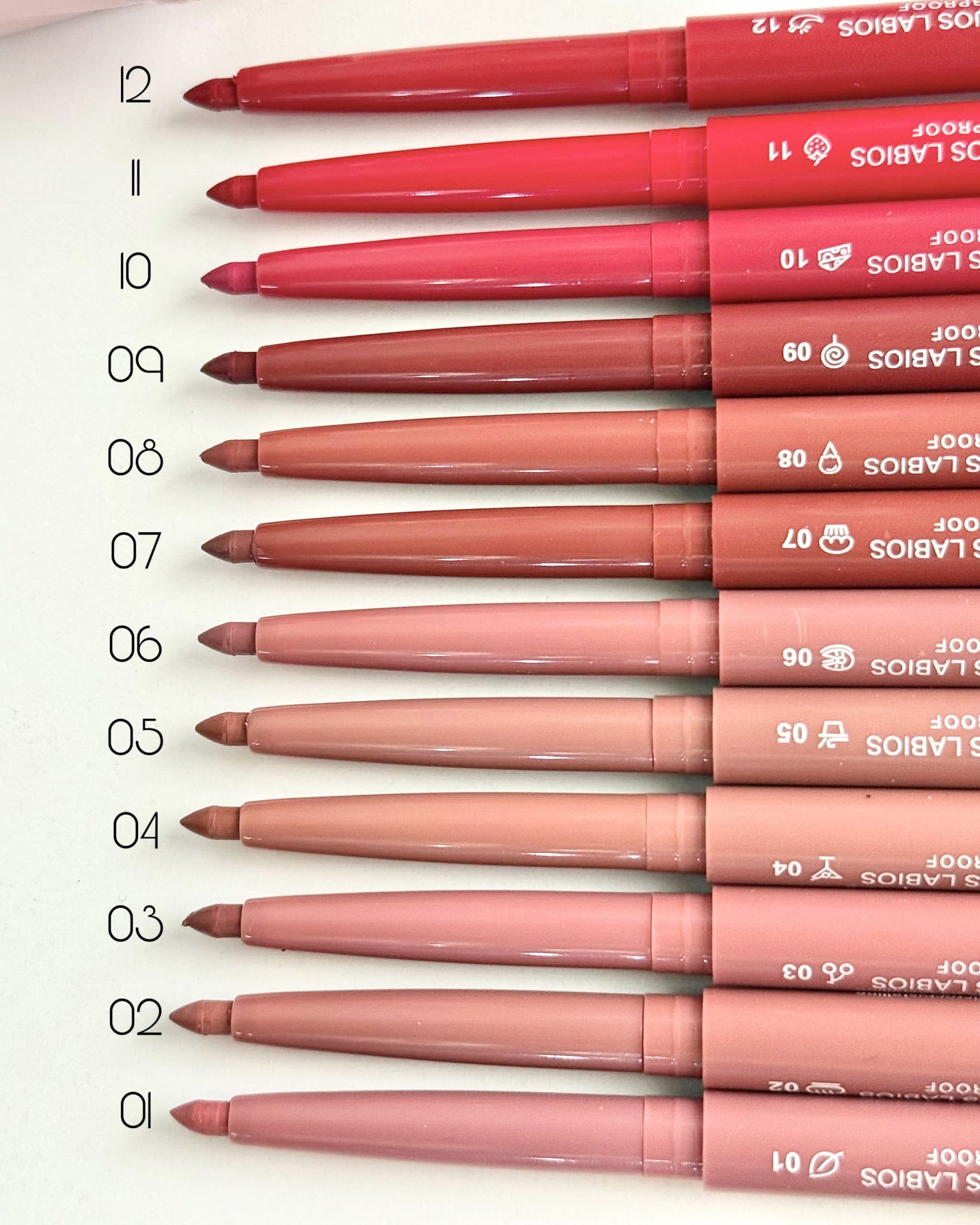خط لب‌های رنگی دراگون Dragon Color Lip Liners — تصویر ۳