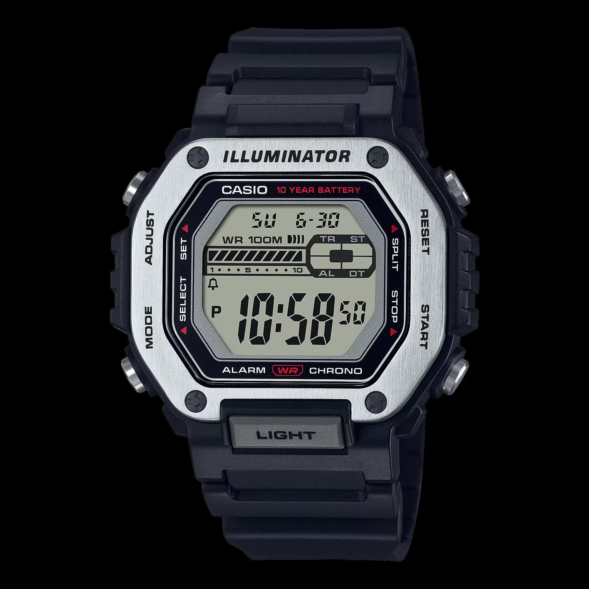 ساعت مچی مردانه کاسیو MWD-110H-1A دیجیتال اسپرت — تصویر ۵