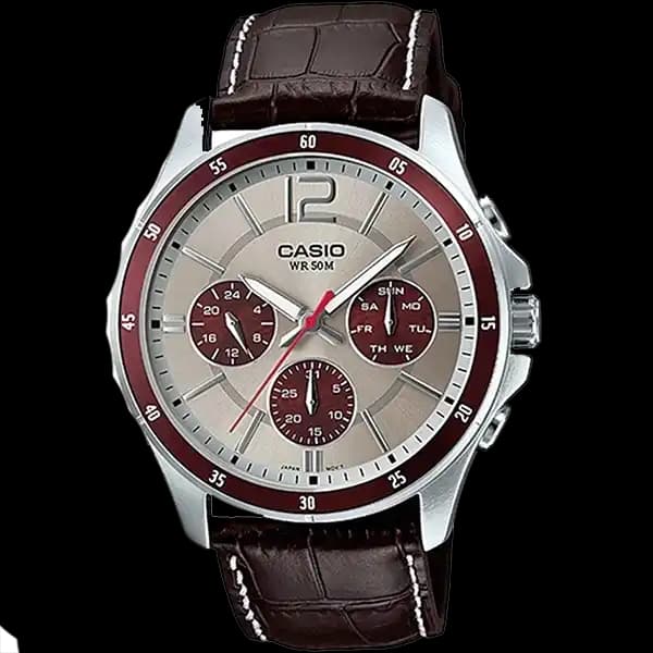 ساعت مچی مردانه کاسیو مدل MTP-1374L-7A1 — تصویر ۵