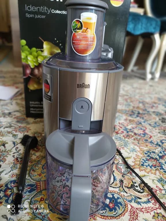 آبمیوه گیری براون مدل J700 ظرفیت ۱.۲۵ لیتر تک کاره ۲ سرعته — تصویر ۷