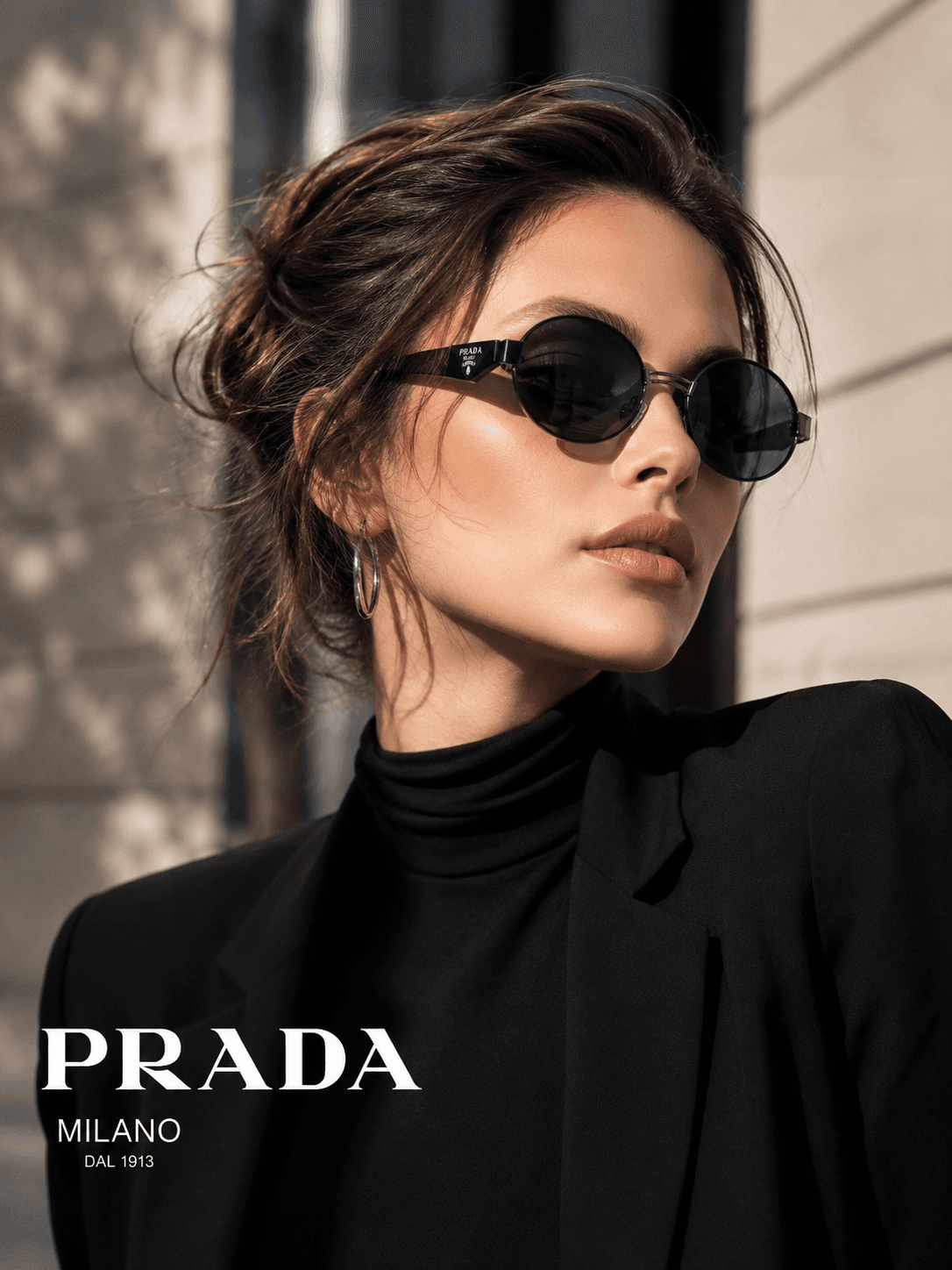 عینک افتابی زنانه فلزی PRADA