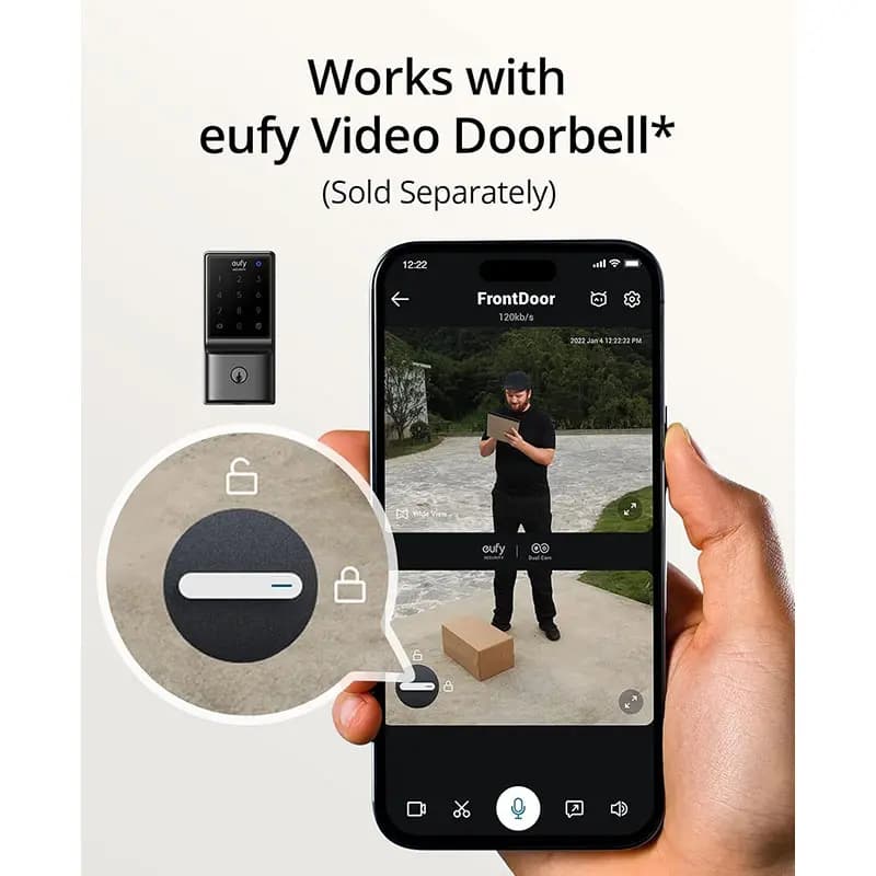 قفل هوشمند یوفی انکر مدل Smart Lock C210 T8502 — تصویر ۹