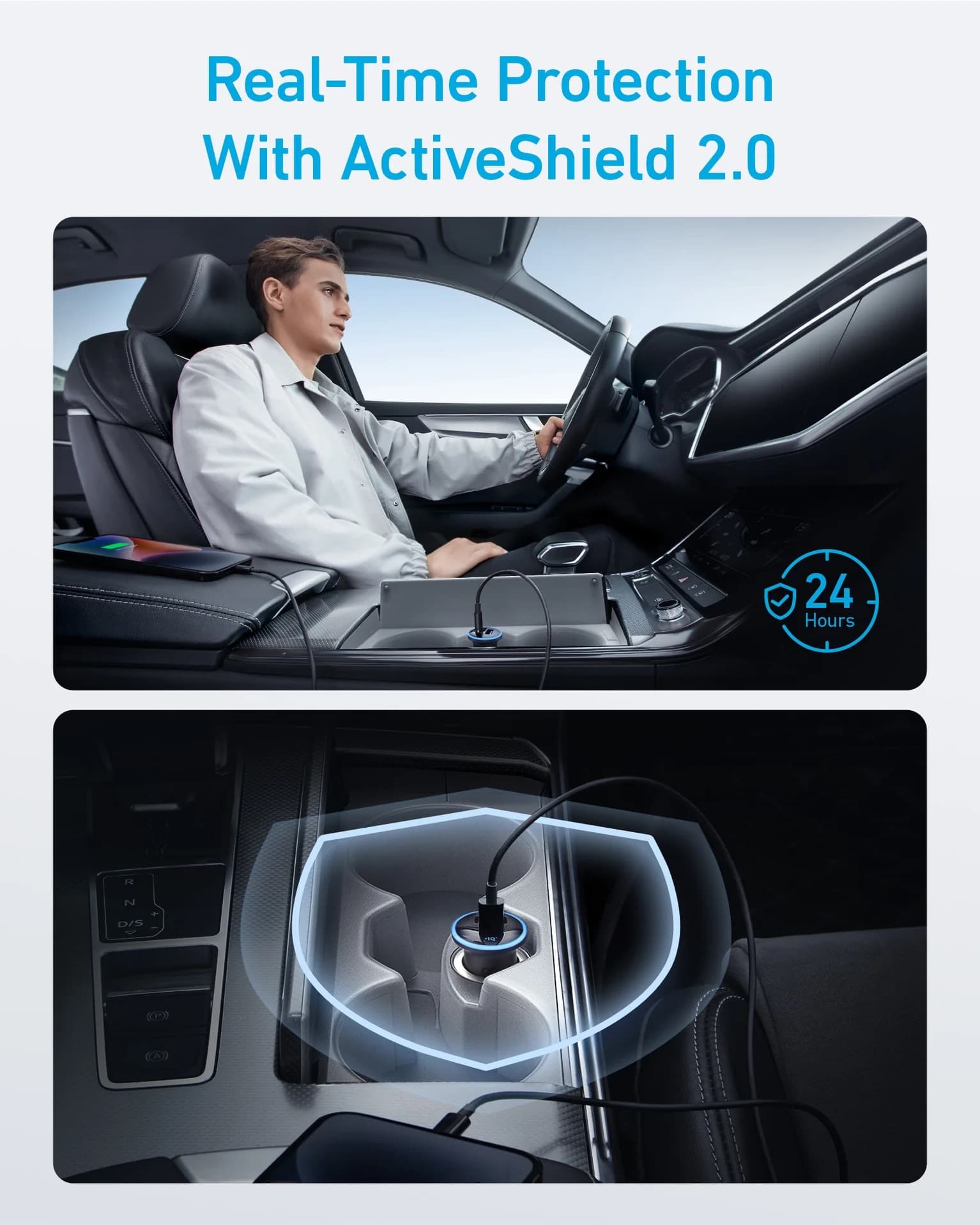 شارژر فندکی 52.5W انکر 323 مدل A2735 — تصویر ۳