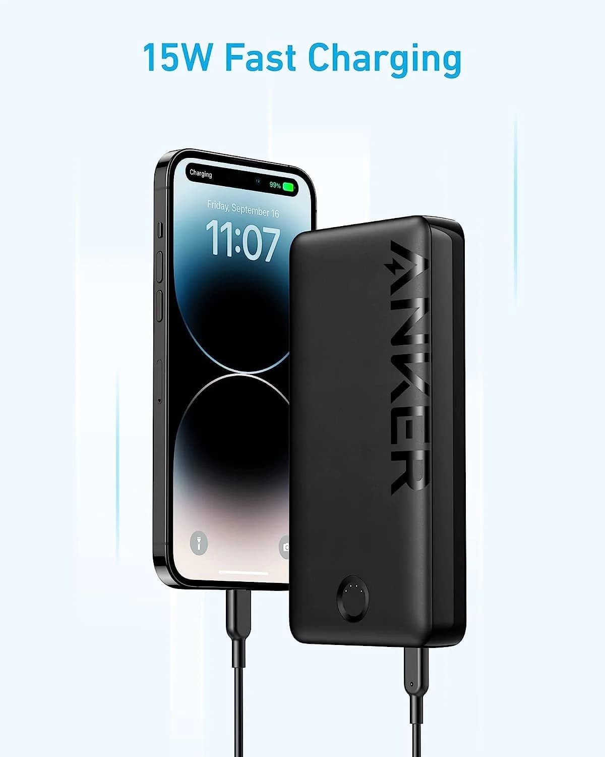 پاوربانک 15W انکر ظرفیت 20000 میلی آمپر 325 مدل A1286 — تصویر ۲
