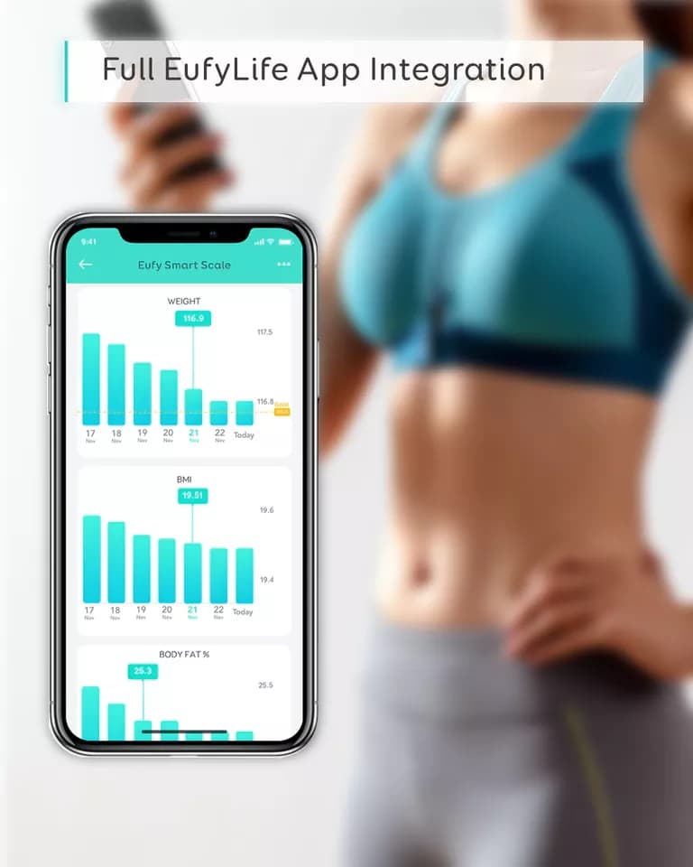 ترازو هوشمند یوفی مدل Eufy Smart Scale C1 T9146 — تصویر ۴