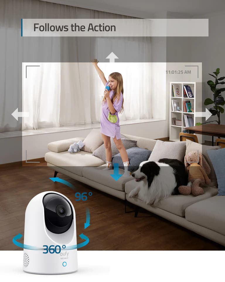 دوربین امنیتی انکر Eufy Indoor Cam 2K مدل T8410 — تصویر ۱۱