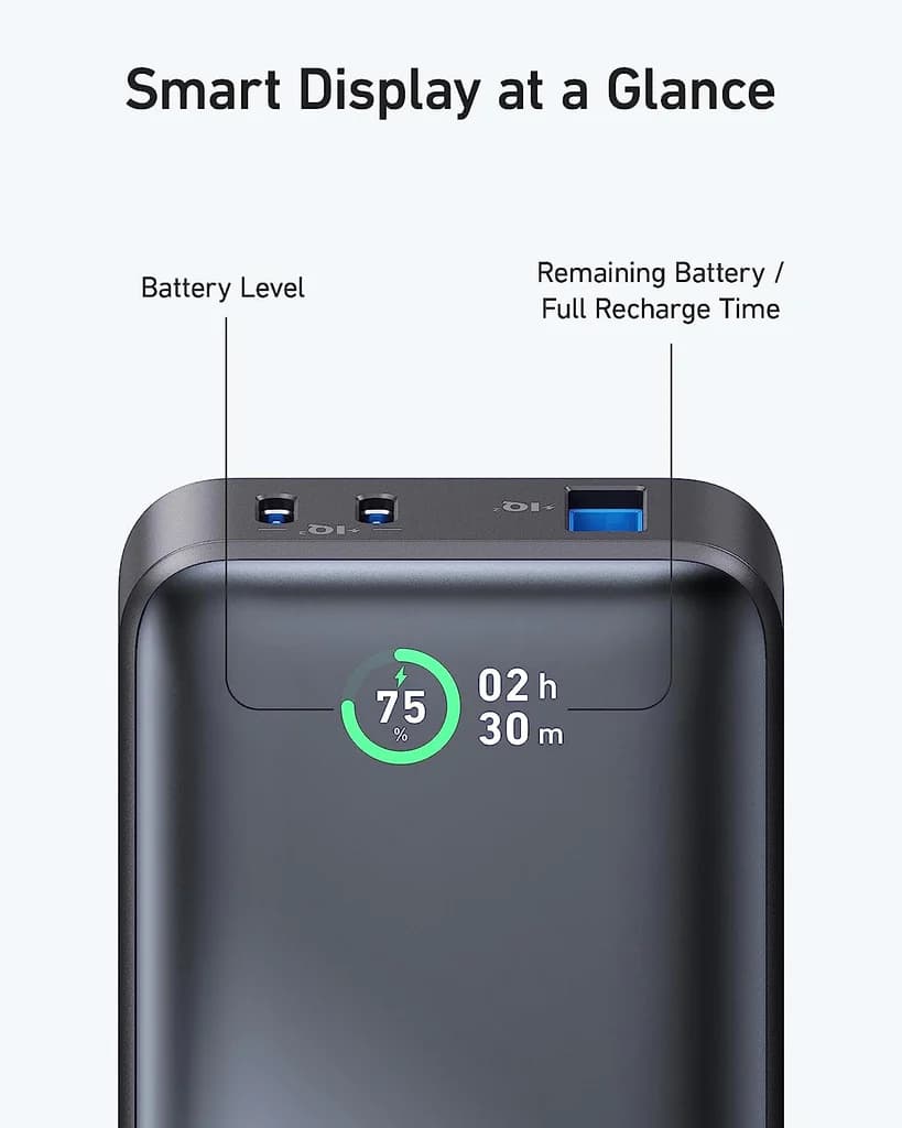 پاوربانک 30W انکر مدل PowerCore 533 A1256 — تصویر ۳