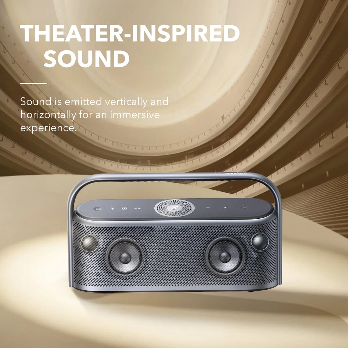 اسپیکر بلوتوثی انکر مدل Soundcore Motion X600 A3130 — تصویر ۲
