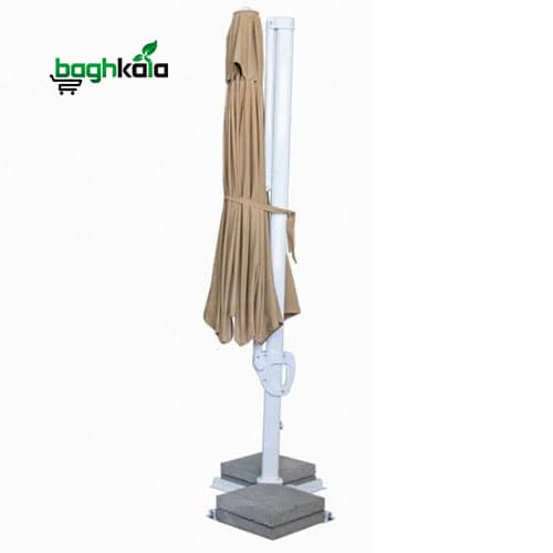 سایبان چتری پایه کنار مربع 3*3 متر چراغدار — تصویر ۳