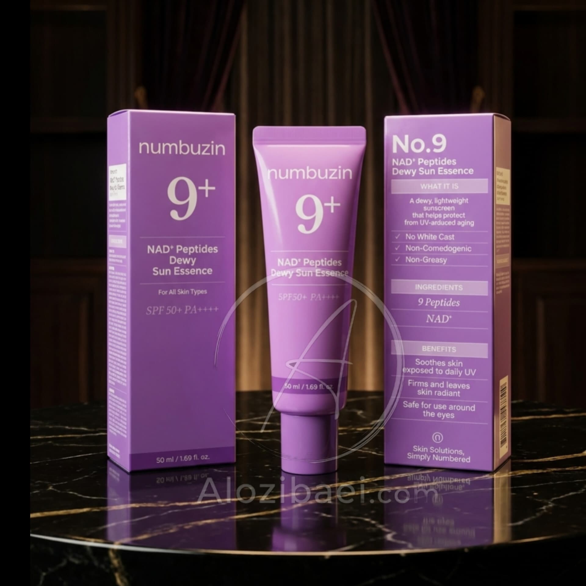 کرم ضد آفتاب و جوانساز نامبوزین شماره ۹ NAD+ Bio Super Defense Glow SPF50 حاوی ۹ نوع پپتاید 50ml اورجینال