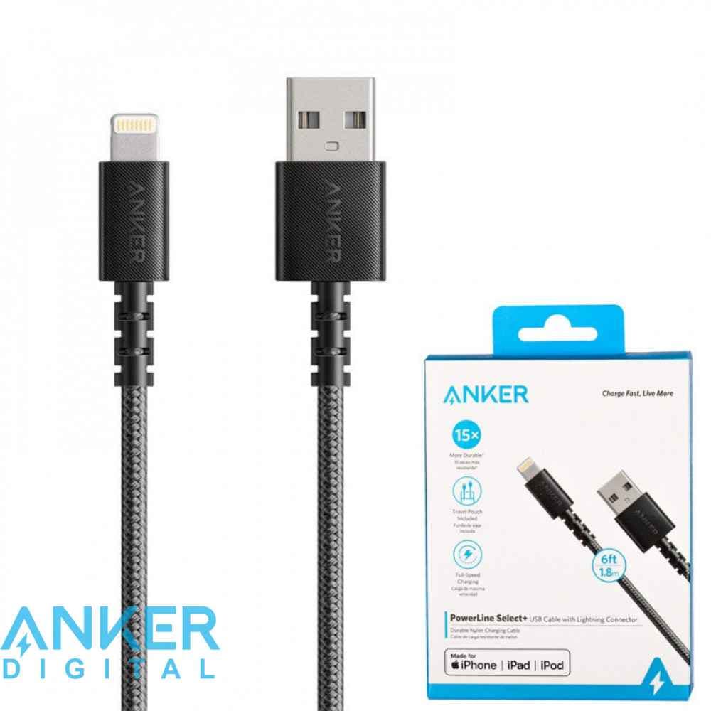 کابل تبدیل USB به لایتنینگ انکر مدل A8013 طول 1.8 متر — تصویر ۴