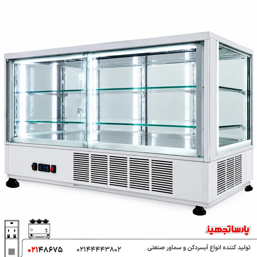 یخچال شو کیک رومیزی 120 سانتی — تصویر ۴