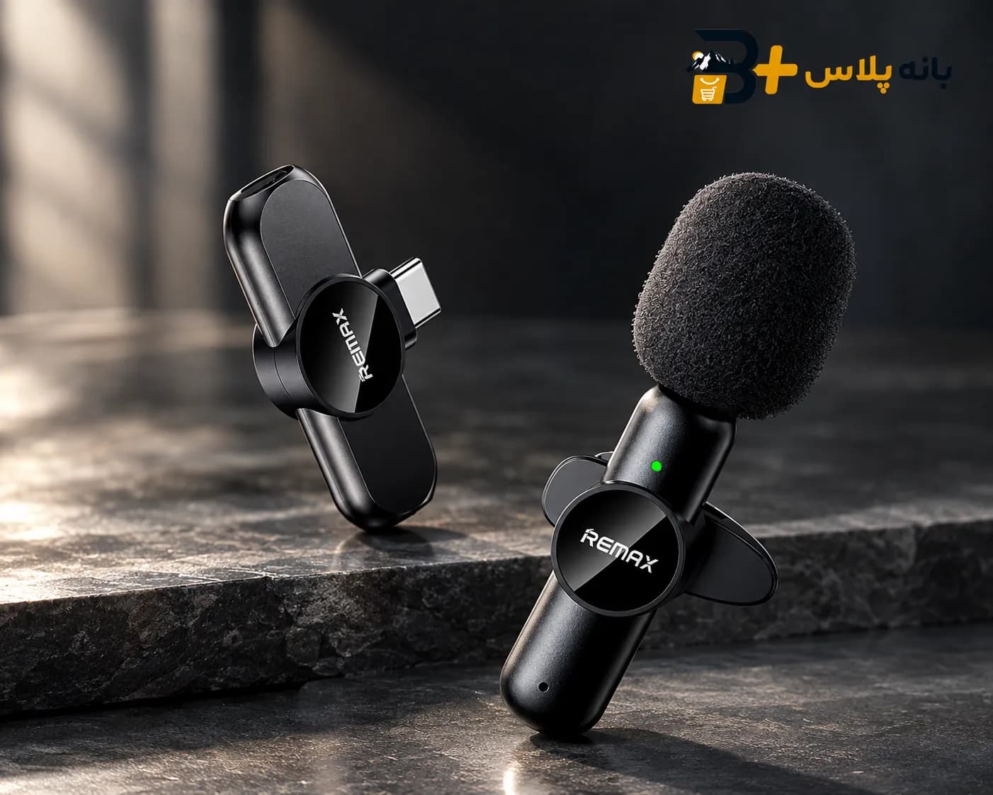میکروفن یقه ای بیسیم Remax K09 تایپ سی — تصویر ۳