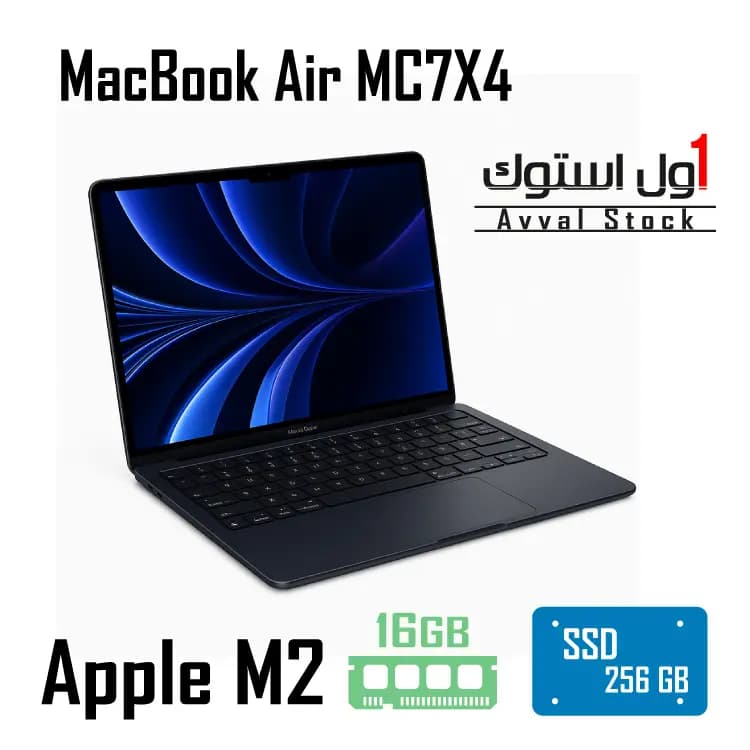 لپ تاپ 13.6 اینچی اپل مدل MacBook Air MC7X4 2022 HNA-M2-16GB RAM-256GB SSD — تصویر ۶